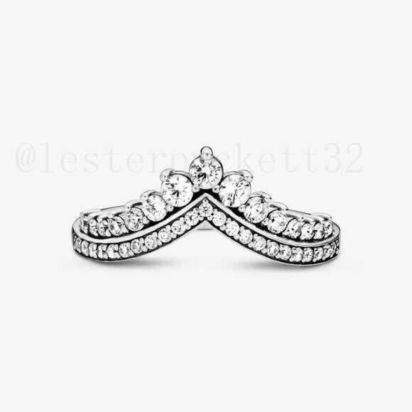 Pandora Princess Wishbone Ring - Picture 2 of 8